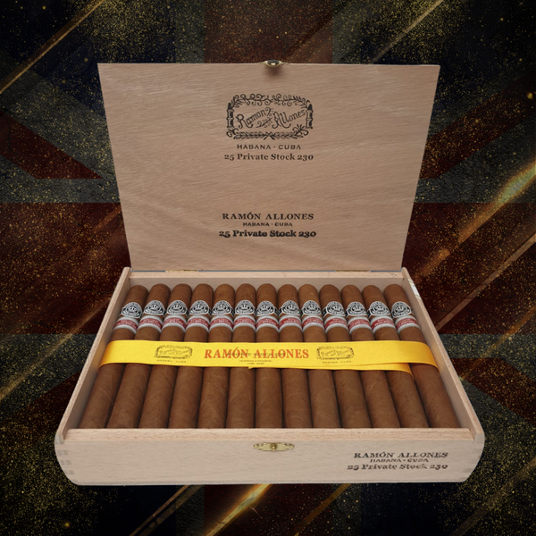 Ramon Allones Private Stock 230 UK Regional Edition EMS Box of 25 - Only 3,600 numbered Boxes - IN STOCK