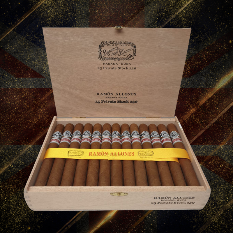 Ramon Allones Private Stock 230 UK Regional Edition EMS Box of 25 - Only 3,600 numbered Boxes - IN STOCK