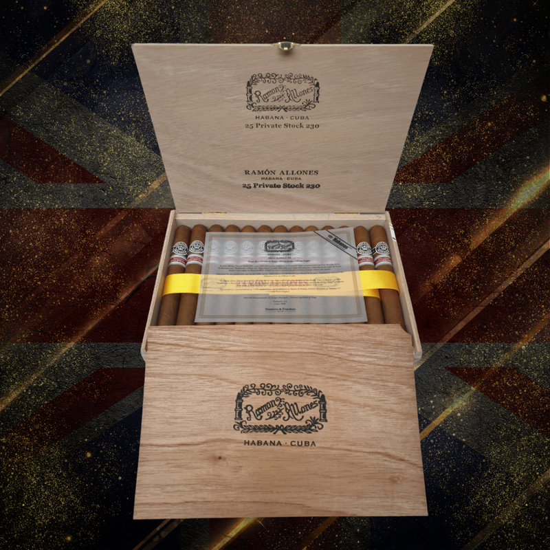 Ramon Allones Private Stock 230 UK Regional Edition EMS Box of 25 - Only 3,600 numbered Boxes - IN STOCK
