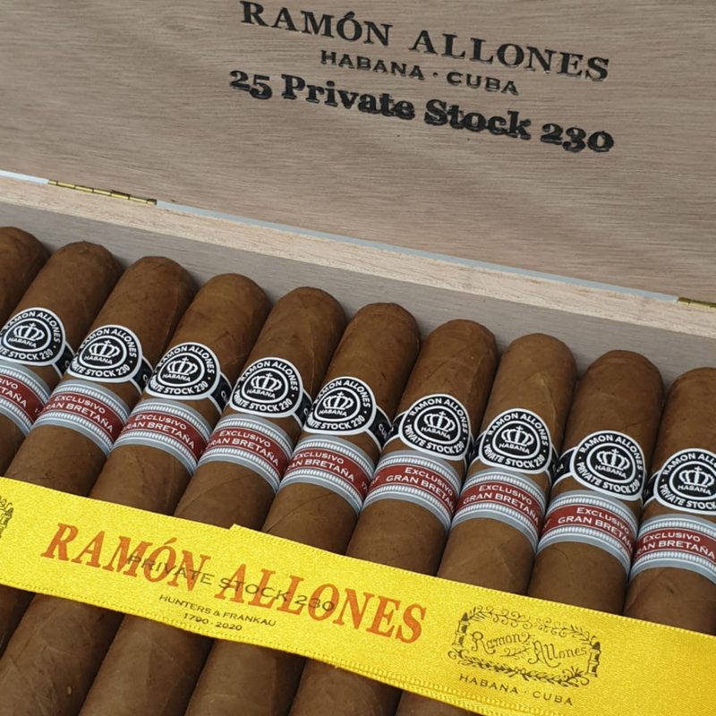 Ramon Allones Private Stock 230 UK Regional Edition EMS Box of 25 - Only 3,600 numbered Boxes - IN STOCK
