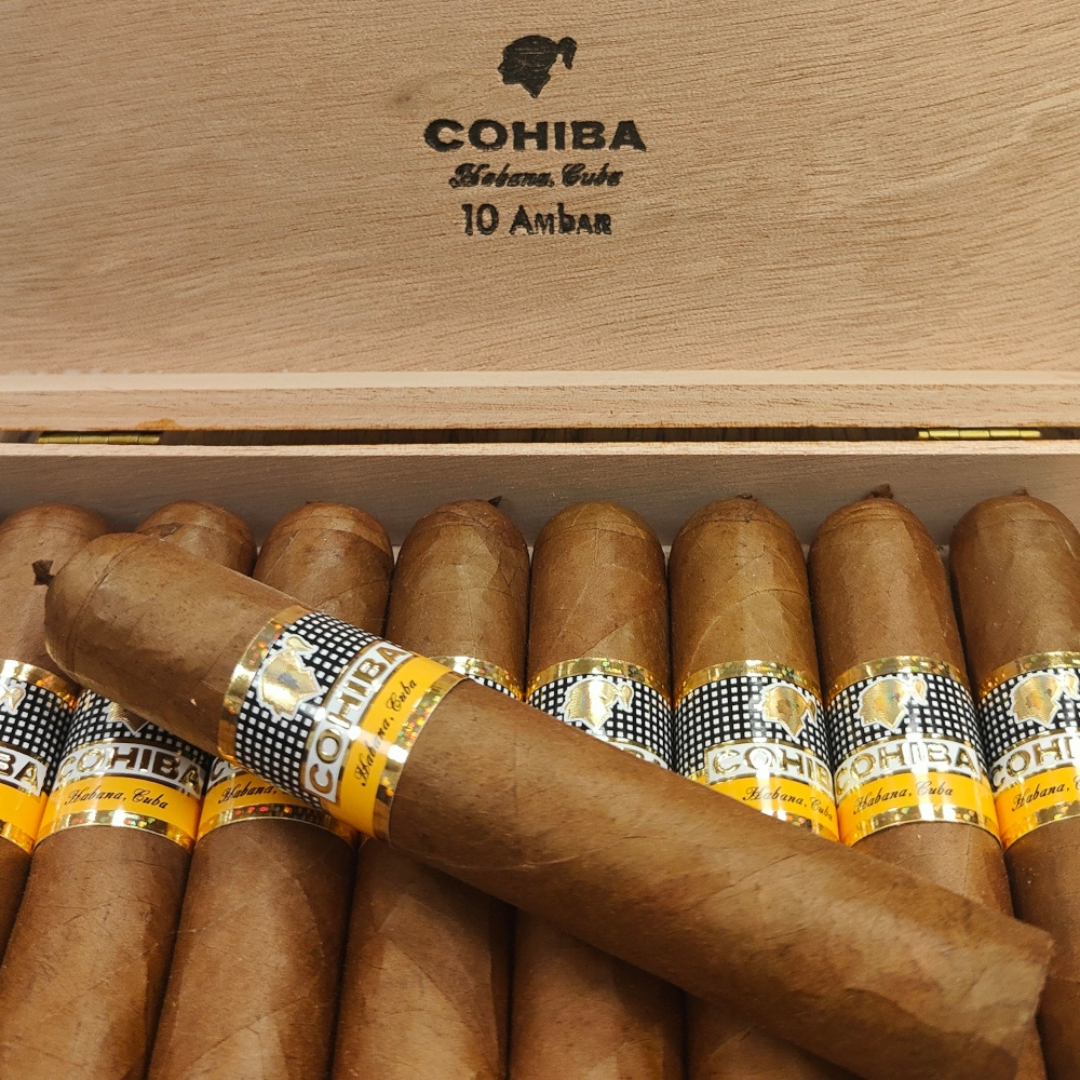 NEW Cohiba Ambar (Box of 10 Cigars)  #2 Cigar of the Year 2025 by the Cigar Aficionado