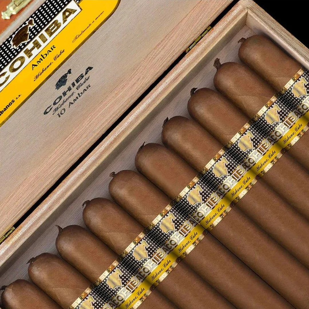 NEW Cohiba Ambar (Box of 10 Cigars)  #2 Cigar of the Year 2025 by the Cigar Aficionado