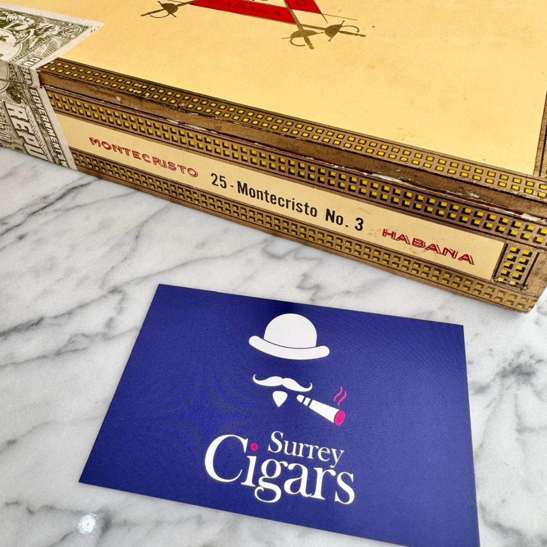 NOW SOLD OUT! Rare Vintage 1991 Montecristo No.3 & 1998 Romeo y Julieta Clarines Cuban Cigar Night - Friday 3rd May 2024