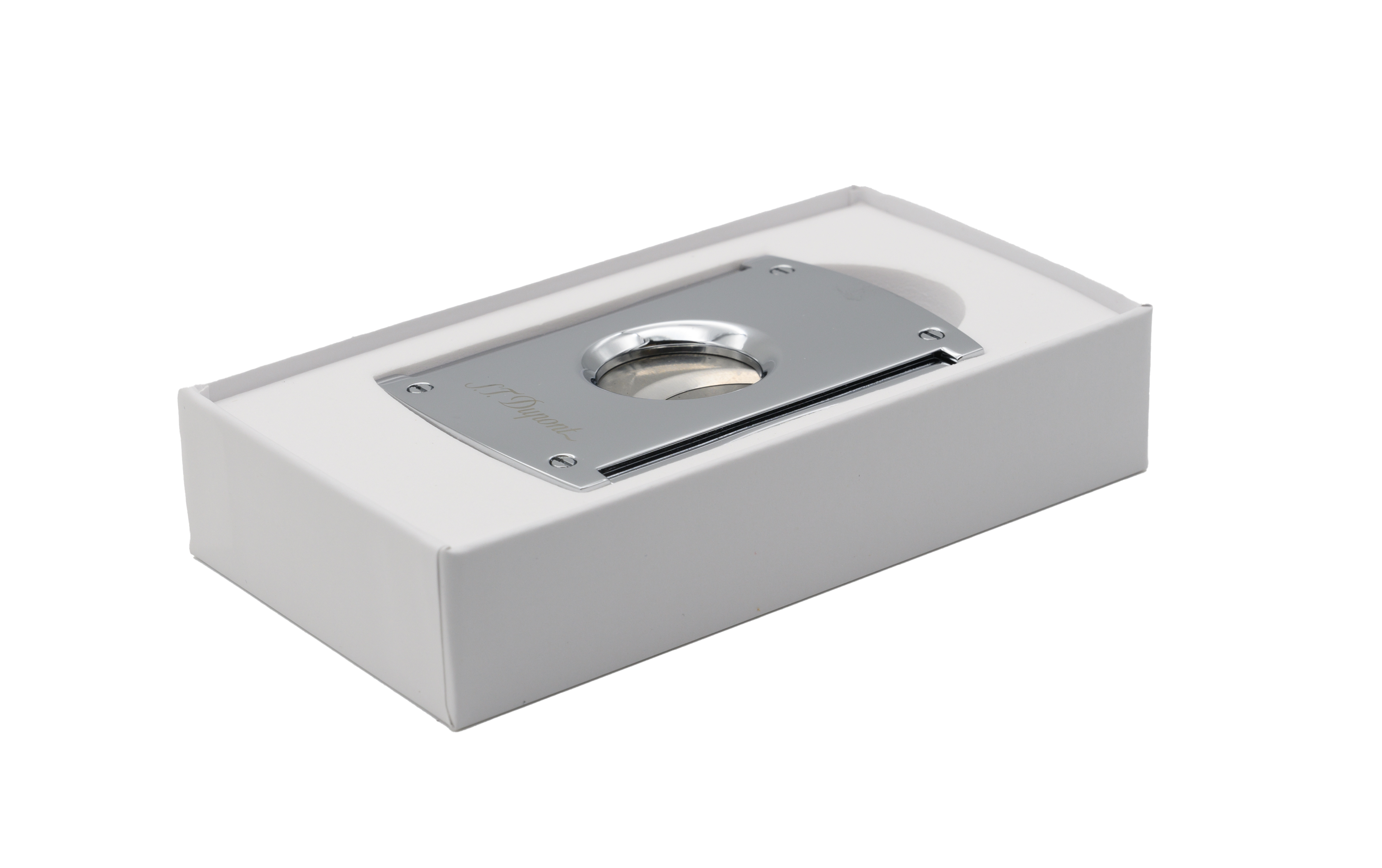 S.T. Dupont cigar cutter Guillotine silver. 003266