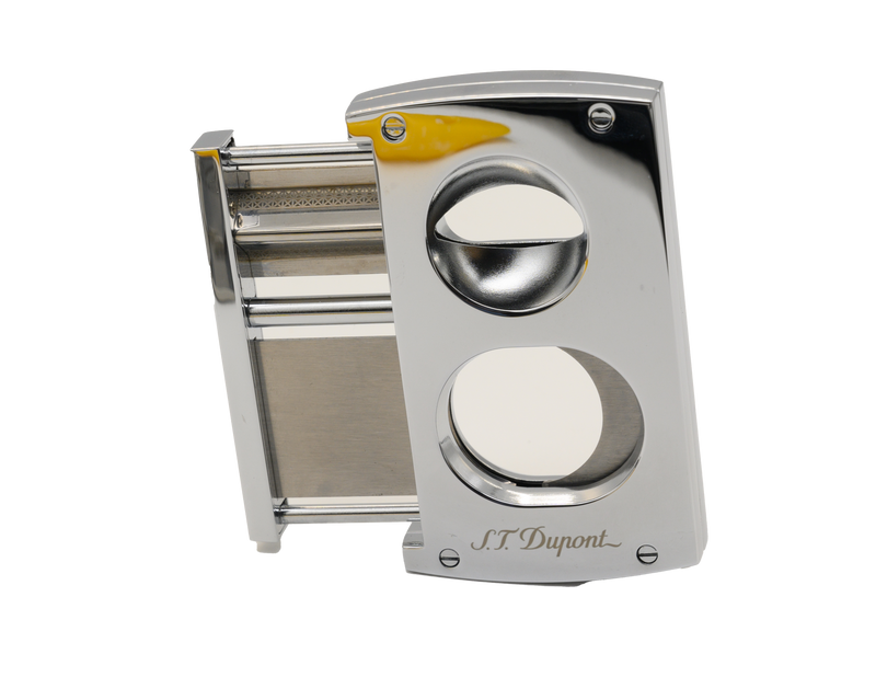 S.T. DUPONT CHROME DOUBLE CIGAR CUTTER