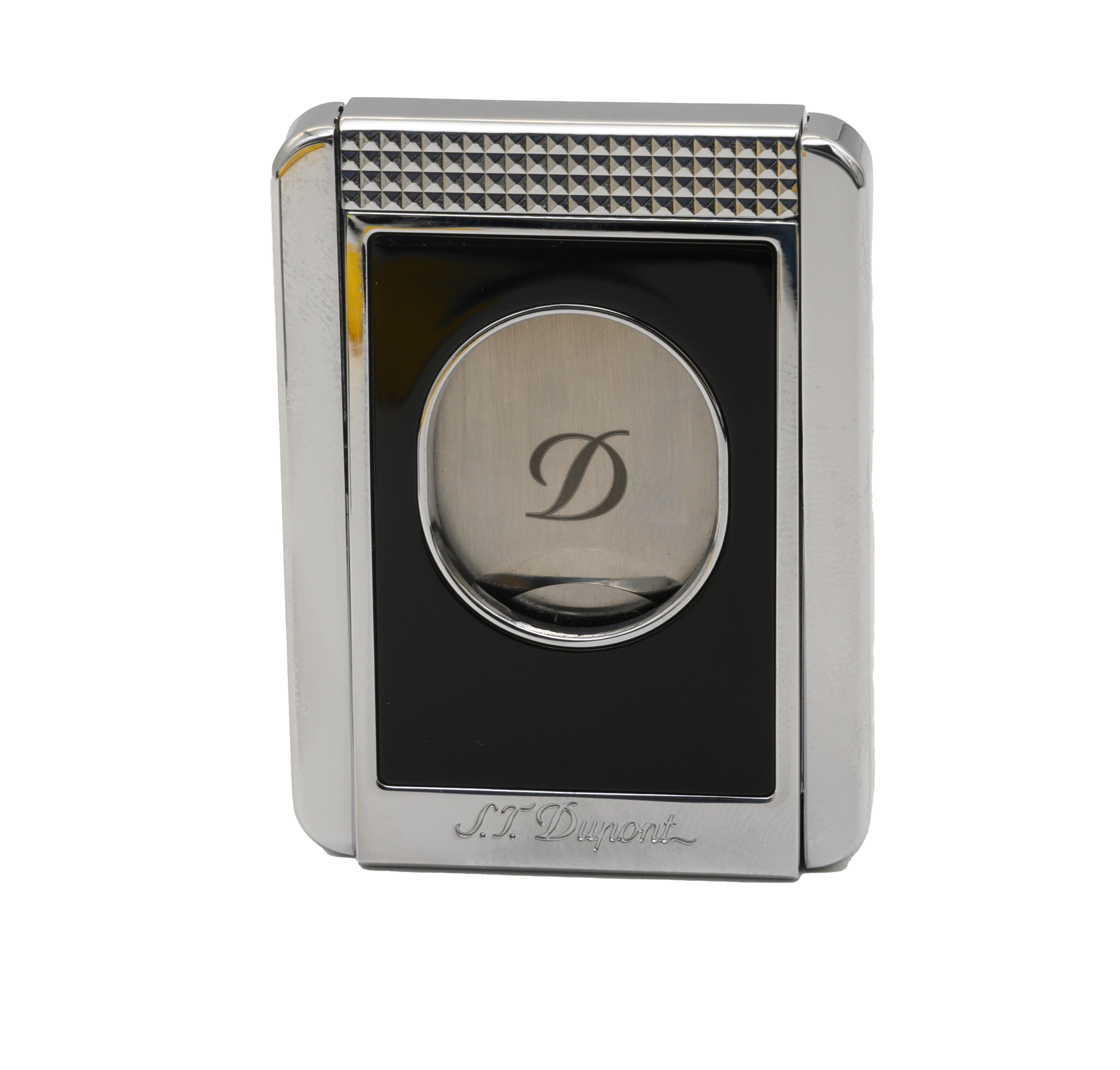 S.T. Dupont Black Chrome Cigar Cutter Stand