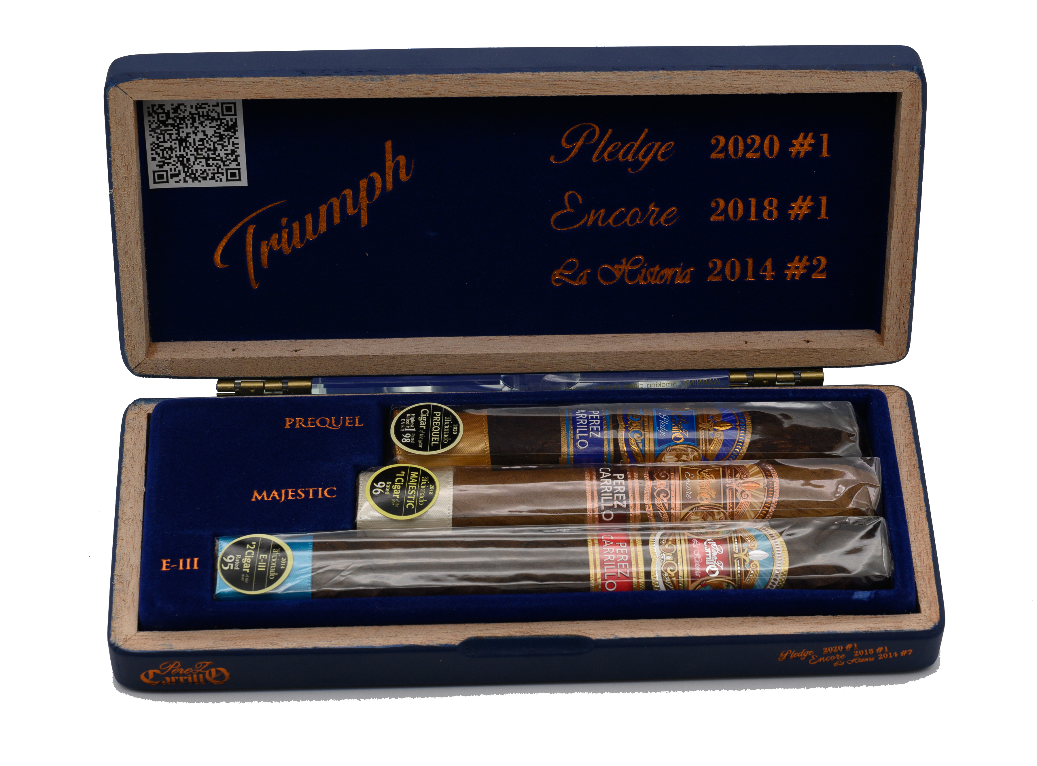 E.P. Carrillo Triumph Trilogy (Box of 3 Cigars)