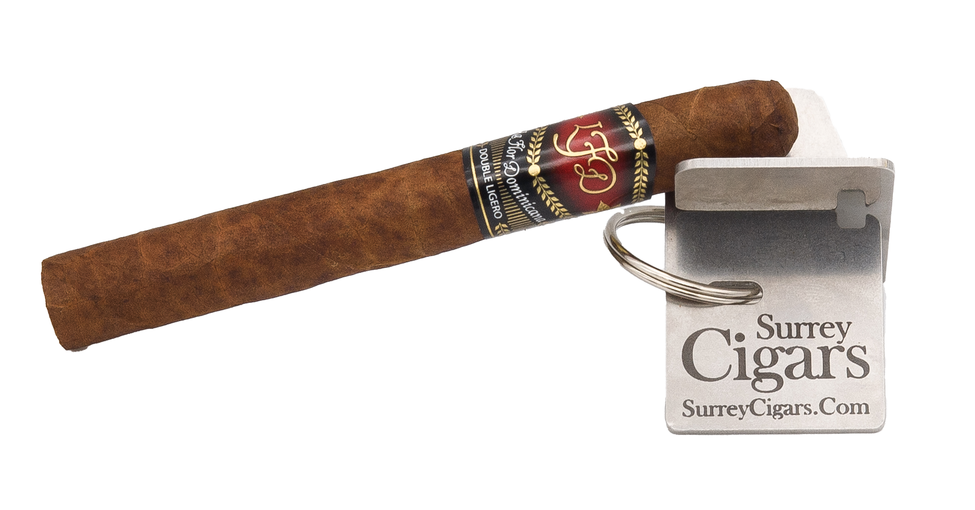 La Flor Dominicana Double Ligero Corona Crystal Tubos