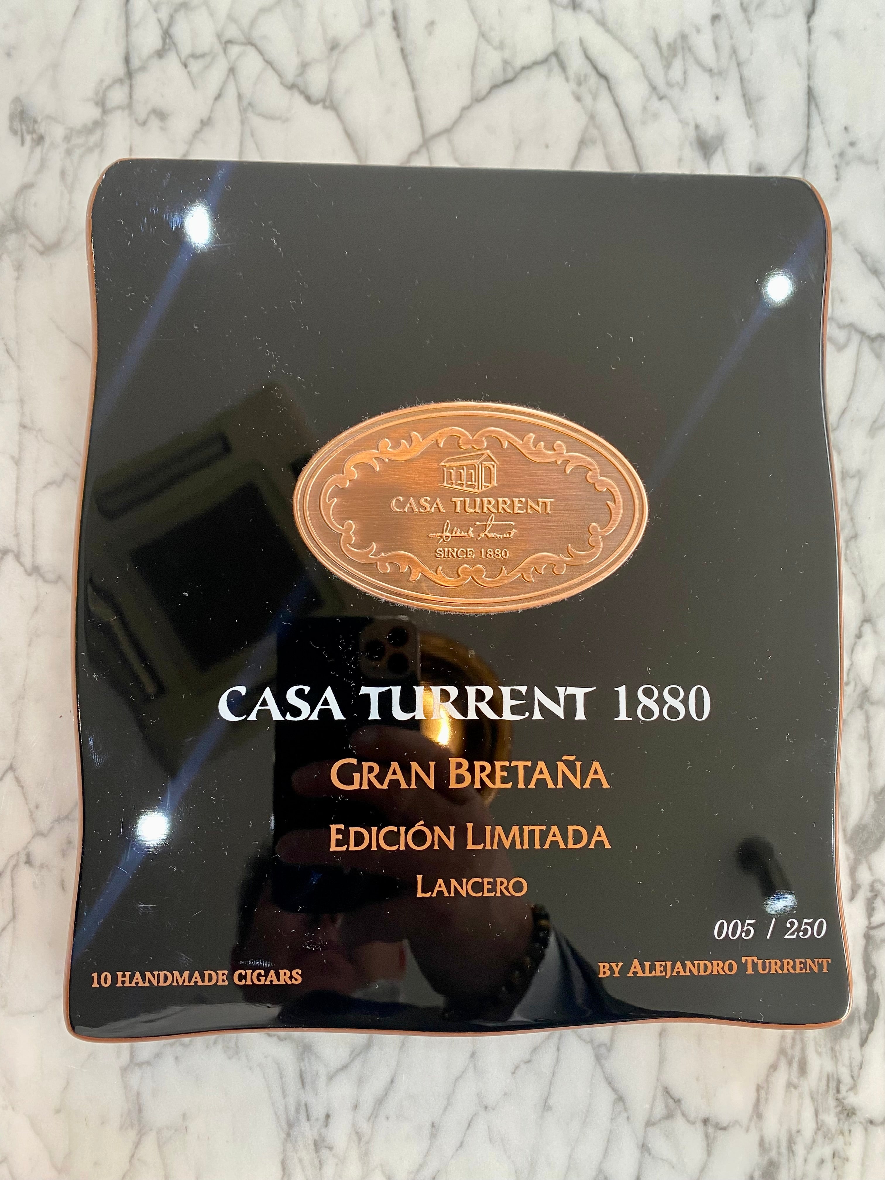 Casa Turrent 1880 Gran Bretana Lancero Limited Edition (ONLY 250 BOXES)