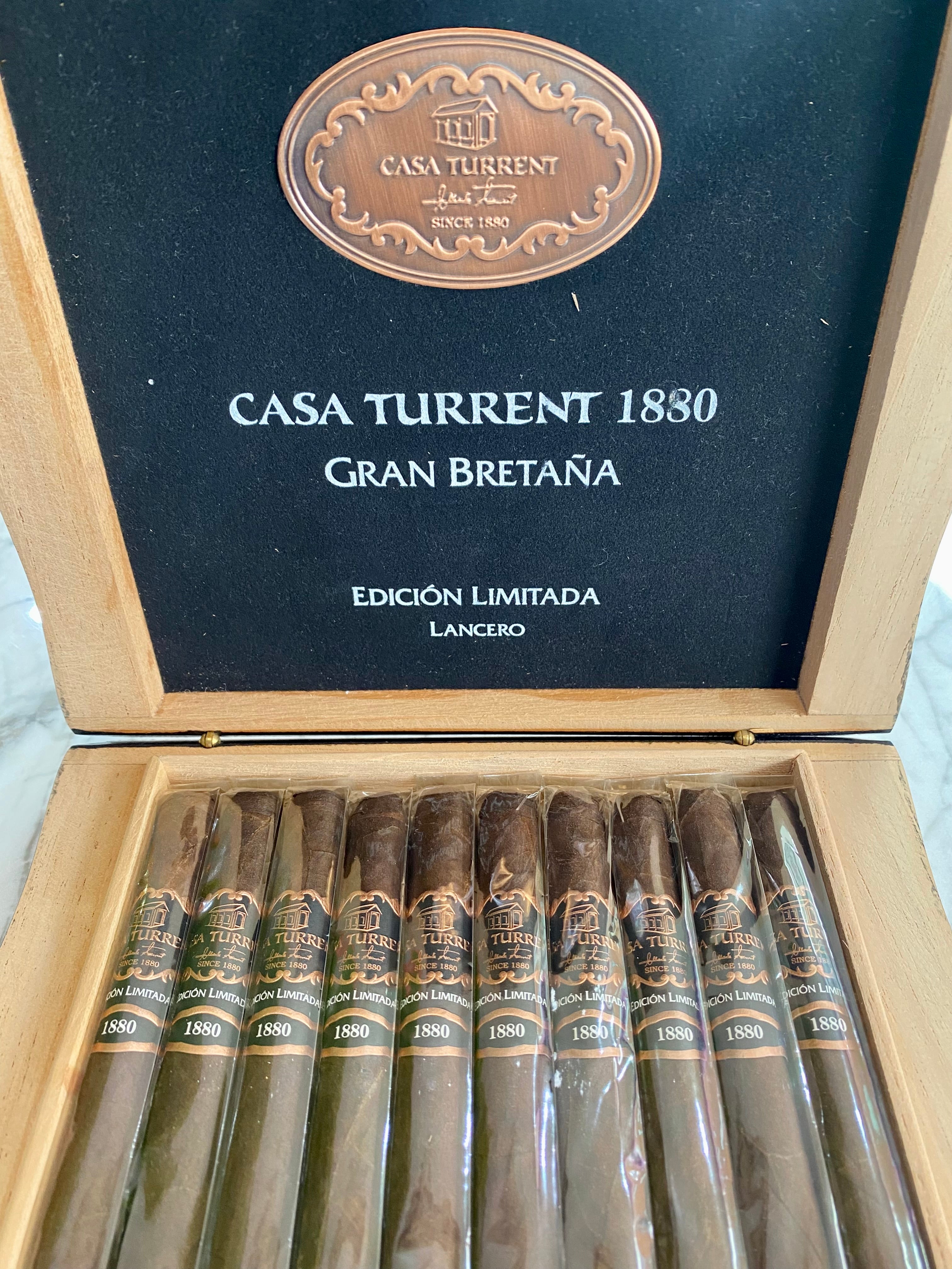 Casa Turrent 1880 Gran Bretana Lancero Limited Edition (ONLY 250 BOXES)