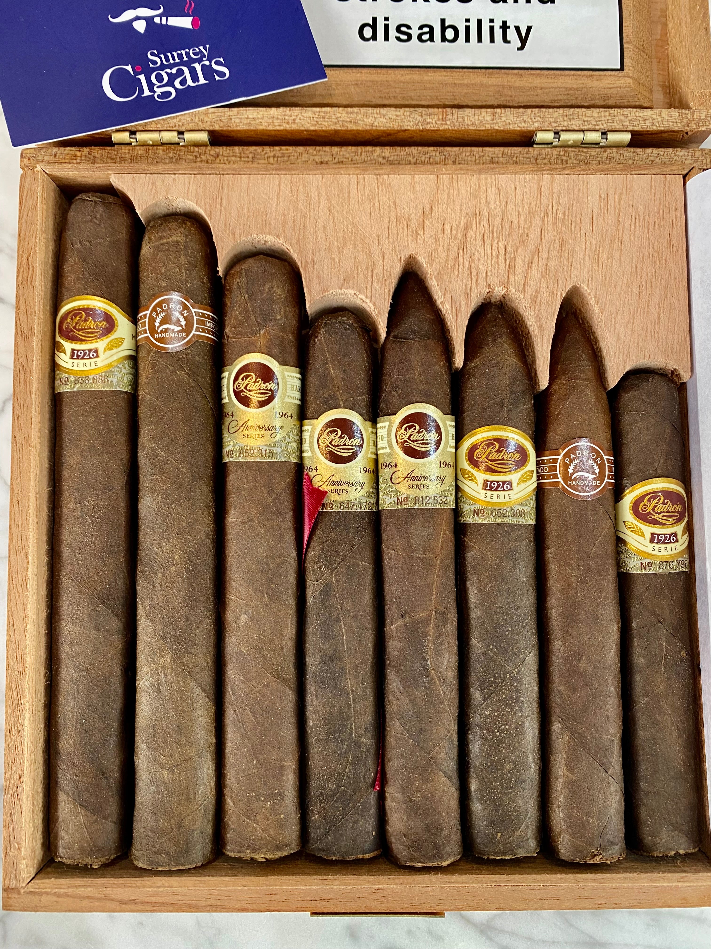 Padron Maduro Sampler (Box of 8)