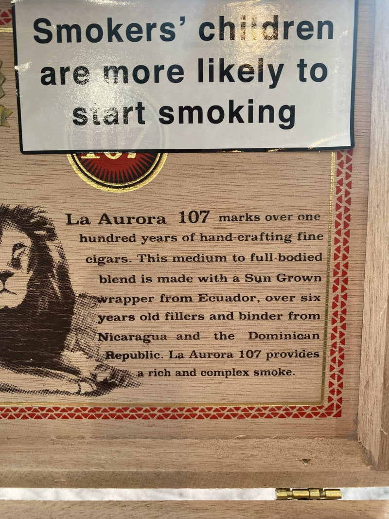La Aurora 107 Maduro Robusto
